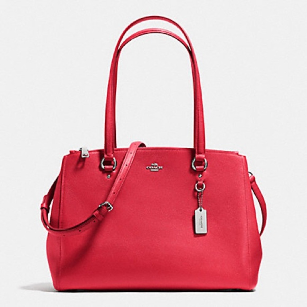 ✨Coach Red Stanton Carryall - LIKE NEW ✨